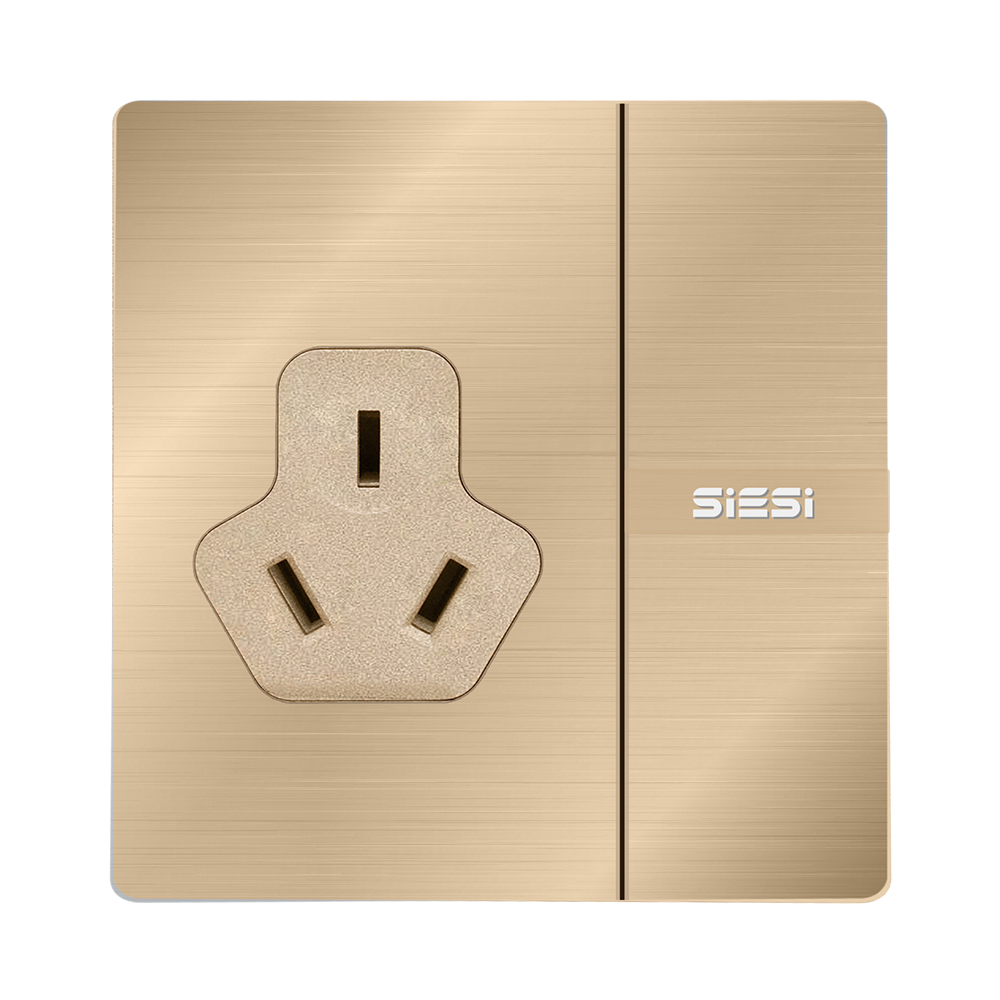 16A 三极插座带单控开关